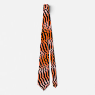Psychedelic Tiger Skin Vild Animal Print Party Slips