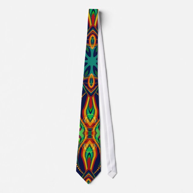 Psychedelic Tribal Mode-nacke Tie Slips (Framsida)
