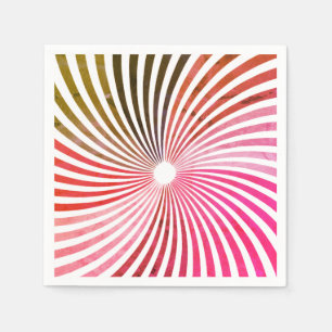 Psychedelic Twirl på Rosa Pappersservett