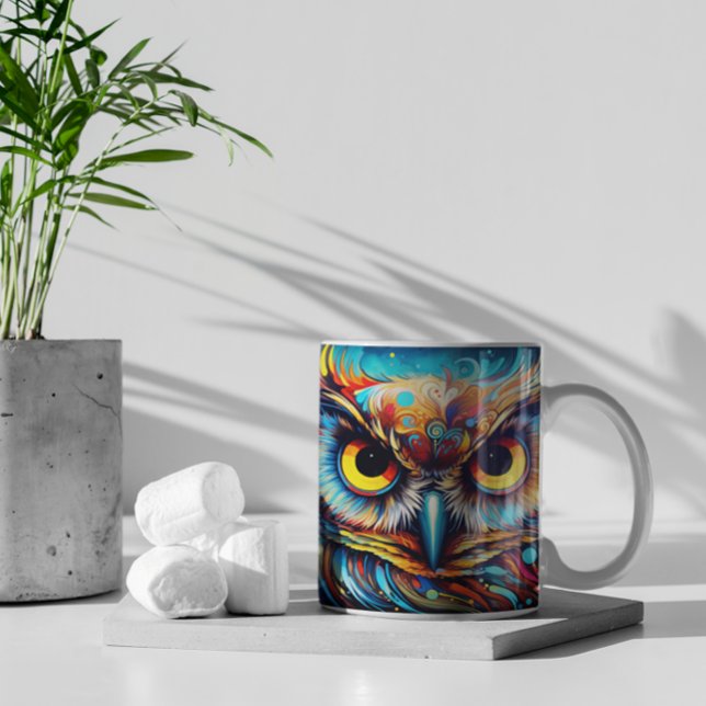 Psychedelic Uggla version 11 Mugg (Psychedelic Owls version 11 Mug
)