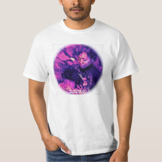 Psychedelic utslagsplats av C. Grampp (vit) T-shirt