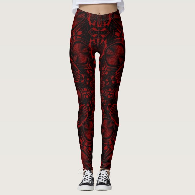 Psychedelic Vin Leggings (Framsida)