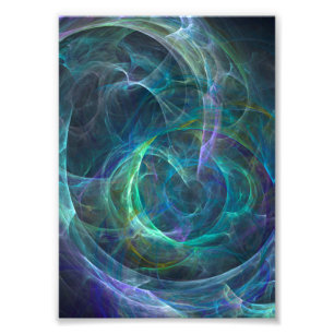 Psychedelic virvel fototryck