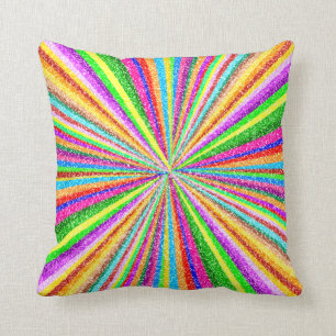 Psychedelic virvel kudde