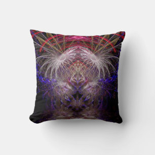 Psychedelic Visionary Chaos American MoJo Pillow Kudde