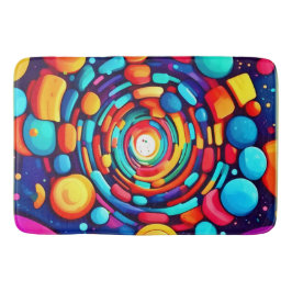 Psychedelic Vortex från Färg Badrumsmatta