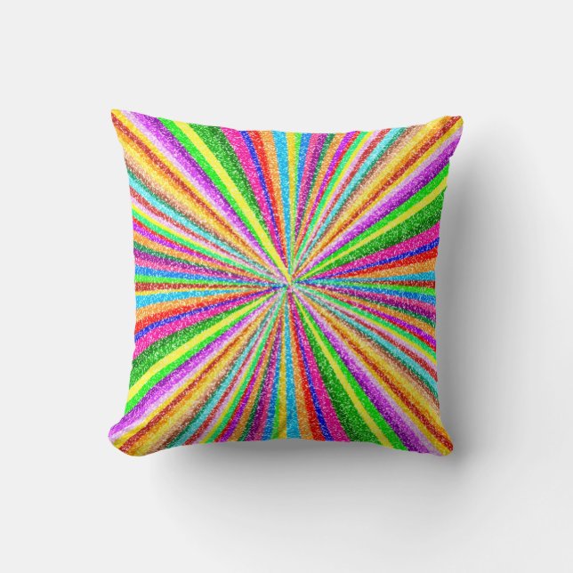 Psychedelic Vortex Kudde (Framsida)