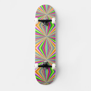 Psychedelic Vortex Mini Skateboard Bräda 18,5 Cm