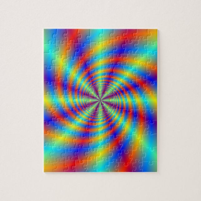 Psychedelic Whirl Puzzle Pussel (Vertikal)