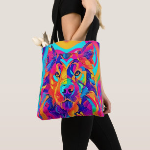 Psychedelic Wolf Majesty Tygkasse