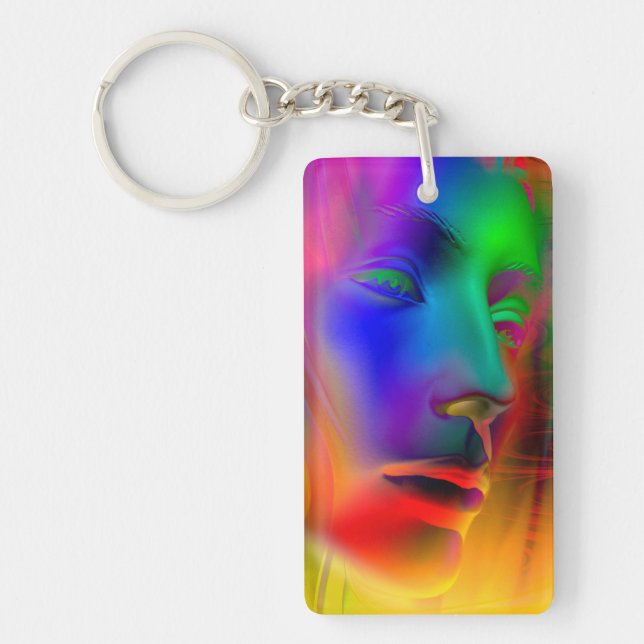 Psychedelic Woman Ansikte (Framsidan)