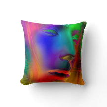 Psychedelic Woman Ansikte