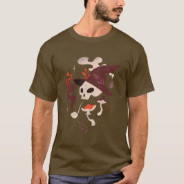Psychedelic Woodland Skeleton T Shirt
