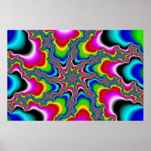 Psychedelica - Fractalaffisch Poster