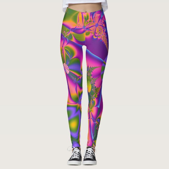 PsychedelicGardening Leggings (Framsida)