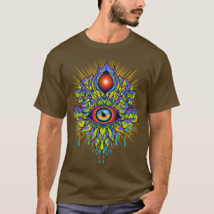 Psychedelie 3rd Öga Trippy Art T Shirt