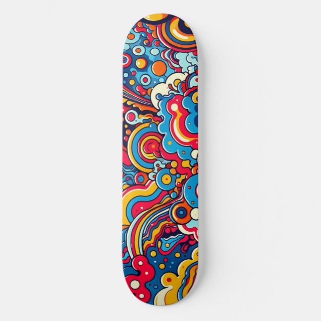 Psychedelische Grafik auf Skateboard (Framsida)