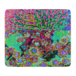 Psychedelisk Abstrakt Groovy Lila Sedum