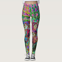 Psychedelisk Abstrakt Groovy Lila Sedum