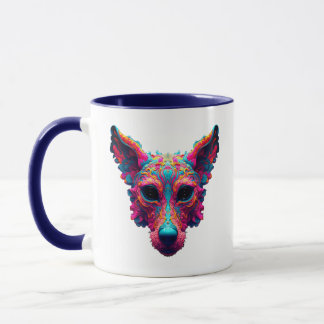 Psychedelisk bästa vän - Hunddesign T-shirt Mugg