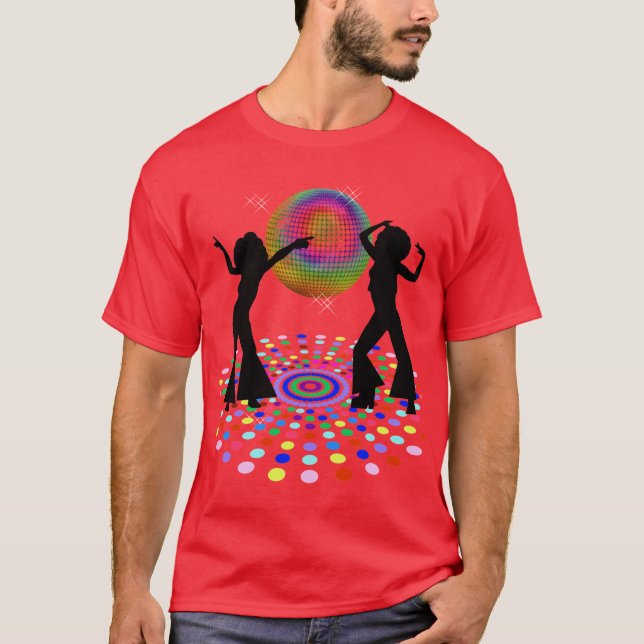 Psychedelisk Disco T-shirt (Framsida)