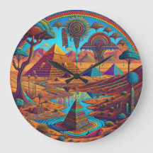 Psychedelisk egyptisk landskap