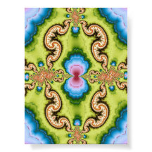 Psychedelisk Fraktal Drakmönsterkonst