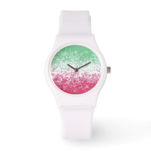 Psychedelisk Groovy Abstrakt Abrosexuell Prideflag Armbandsur