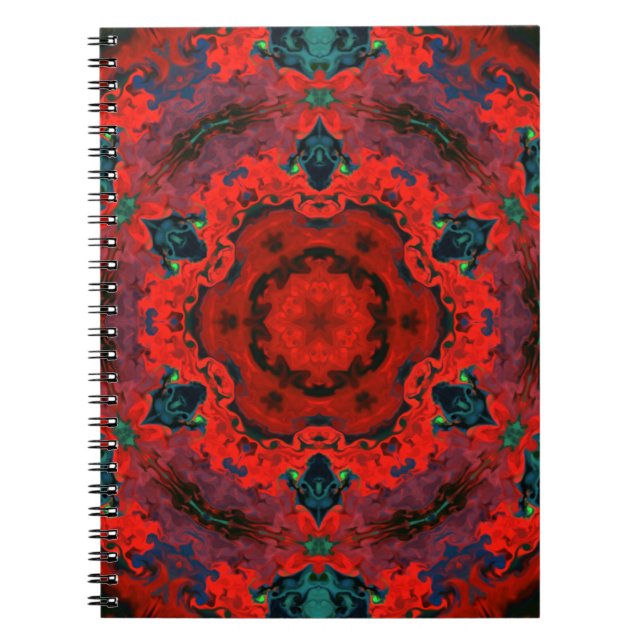 Psychedelisk Hippie Anteckningsbok (Framsidan)