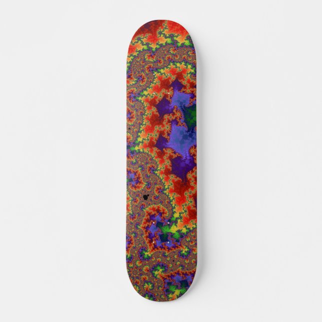 Psychedelisk Kaos Skateboard Bräda 20,5 Cm (Framsida)