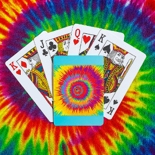 Psychedelisk konst casinokort