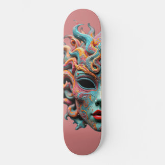 Psychedelisk mytologisk konst T-shirt Mini Skateboard Bräda 18,5 Cm