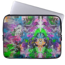 Psychedelisk Neon Kalejdoskop
