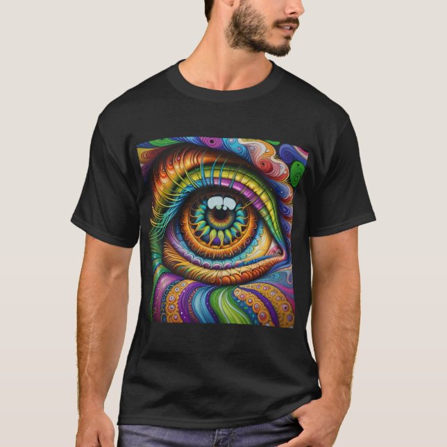 Psychedelisk öga t shirt (Framsida)