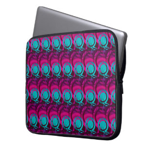 Psychedelisk optisk illusion Mönster Platta/Anteck Laptop Fodral