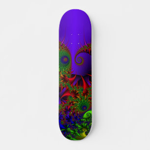 Psychedelisk överlast old school skateboard bräda 18 cm