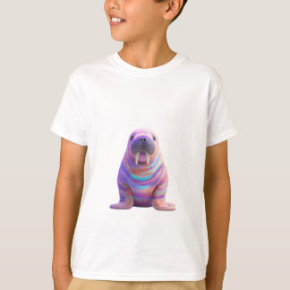 Psychedelisk Pastell Tie Dye Valross Barn T Shirt
