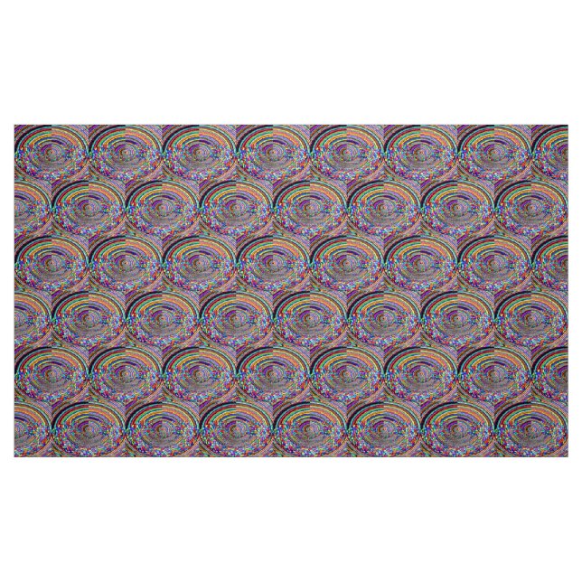 Psychedelisk resa tyg (Fat Quarter)