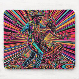 Psychedelisk Salsa Tango Danskonst Musmatta