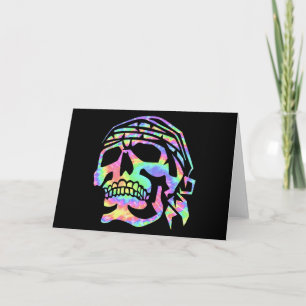 Psychedelisk skalle Psycho Skull Kort