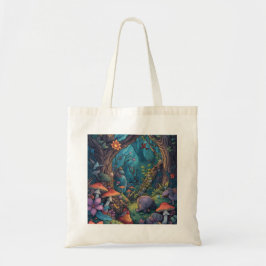 Psychedelisk skogstotehandbag tygkasse