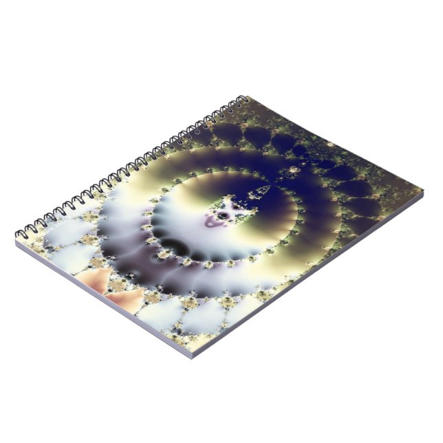 Psychedelisk sol anteckningsbok med spiral (Vänstra Sidan)