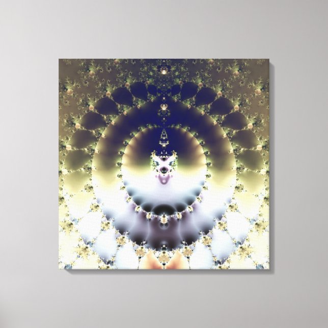 Psychedelisk sol canvastryck (Framsida)