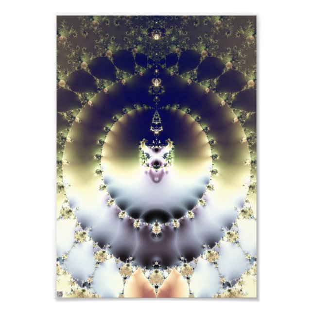 Psychedelisk sol fototryck (Framsidan)