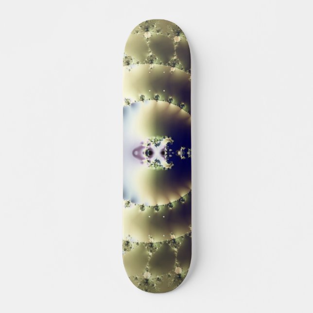 Psychedelisk sol old school skateboard bräda 21,6 cm (Framsida)