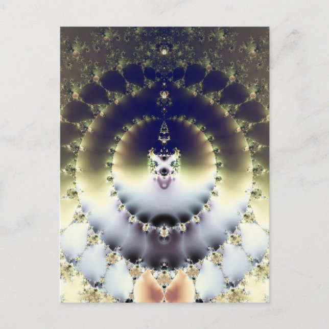 Psychedelisk sol vykort (Framsida)