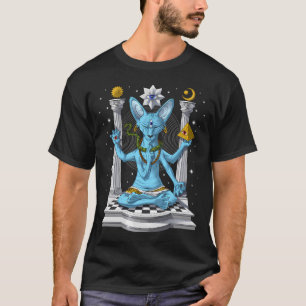 Psychedelisk Sphynx Katt Shiva T Shirt