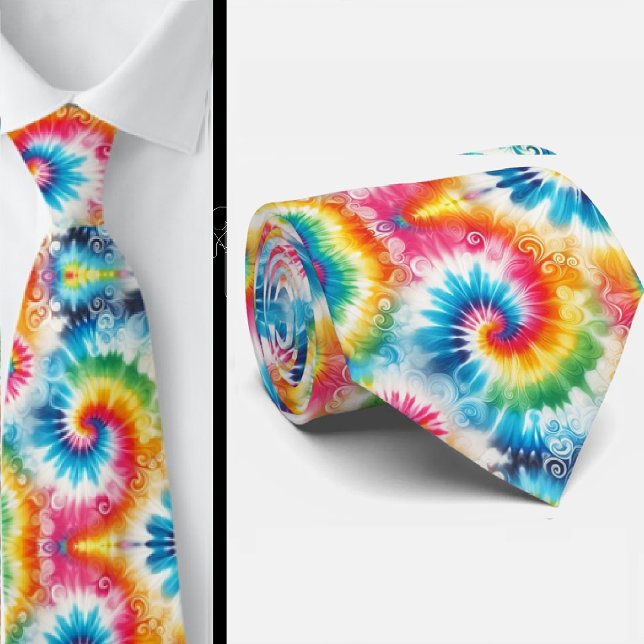 Psychedelisk Tie-Dye-mönster Slips (Skapare uppladdad)