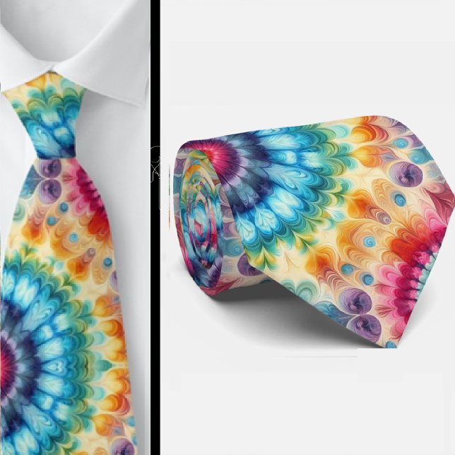 Psychedelisk Tie-Dye-mönster Slips (Skapare uppladdad)