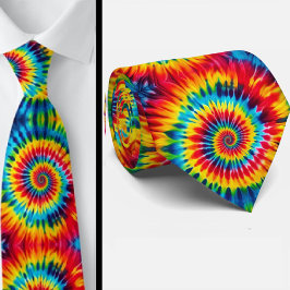 Psychedelisk Tie-Dye-mönster Slips
